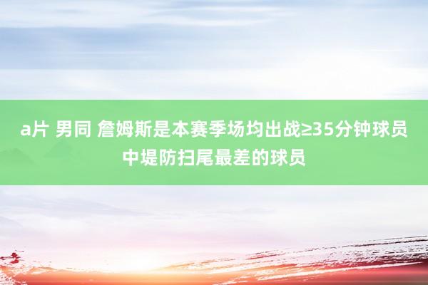 a片 男同 詹姆斯是本赛季场均出战≥35分钟球员中堤防扫尾最差的球员